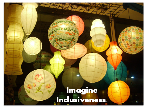 Photo of lanterns hanging from the ceiling